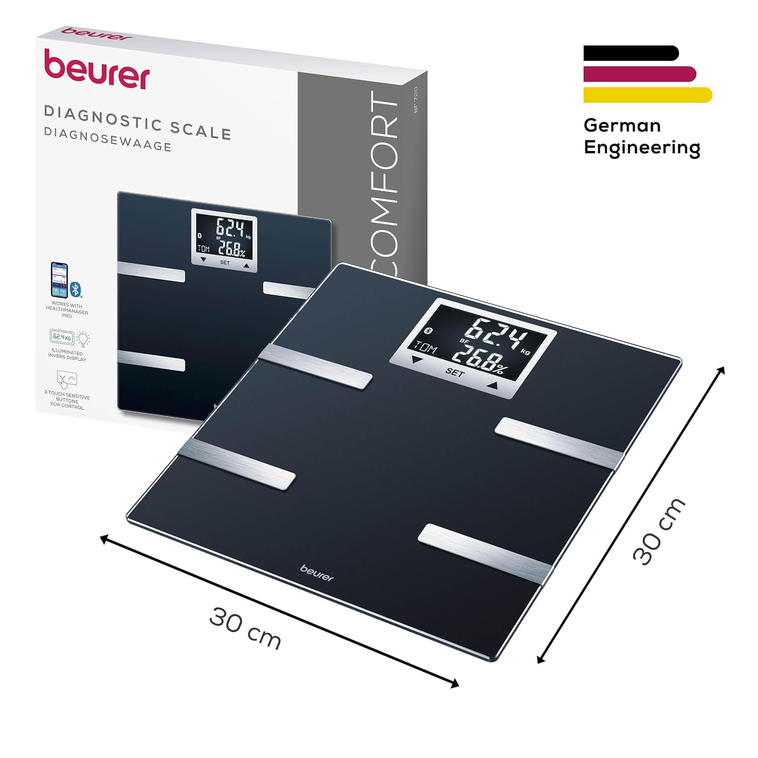 Thumbnail 4 de Beurer BF 720 Balance diagnostic Bluetooth