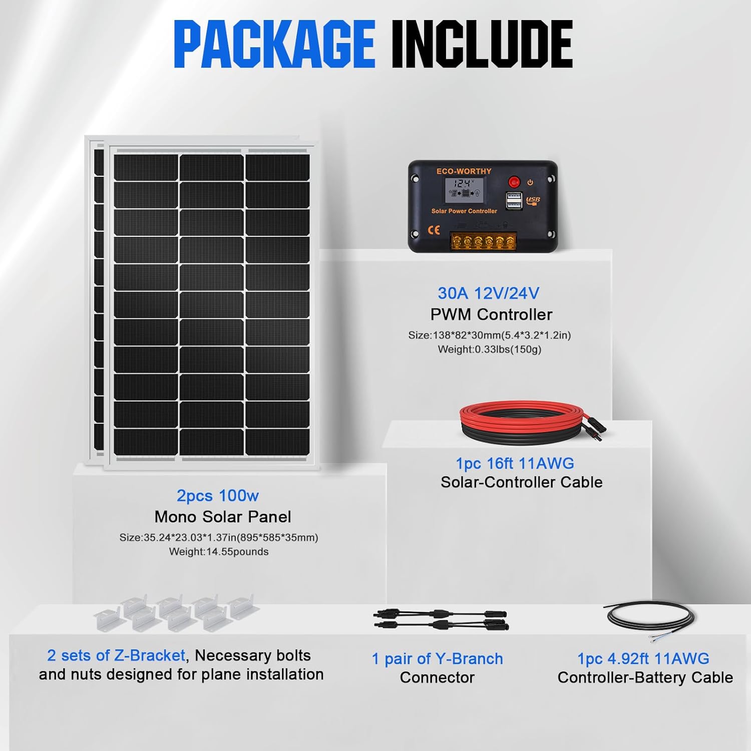 Thumbnail 5 de 200-Watt Solar Panel Kit