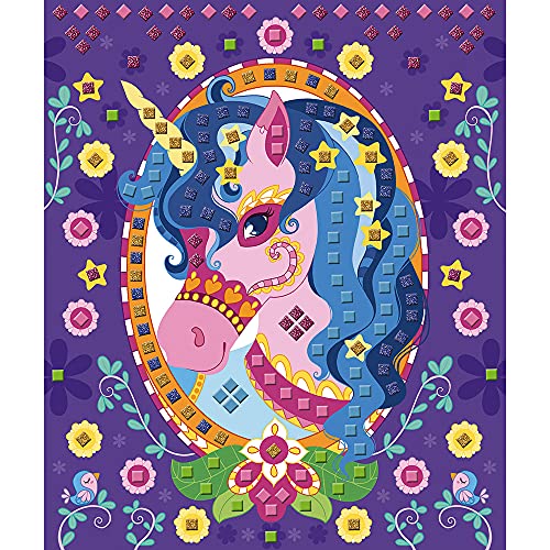 Detalle 2 de Janod - Coffret Mosaïques en Mousse Poneys et Licornes – Les Ateliers du Calme (J07957)