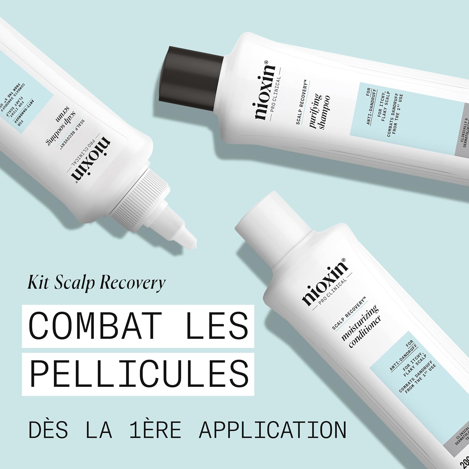 Thumbnail 2 de NIOXIN Scalp Recovery – Kit antipelliculaire, anti-démangeaisons (shampoing, après-shampoing, sérum apaisant, exfoliant)