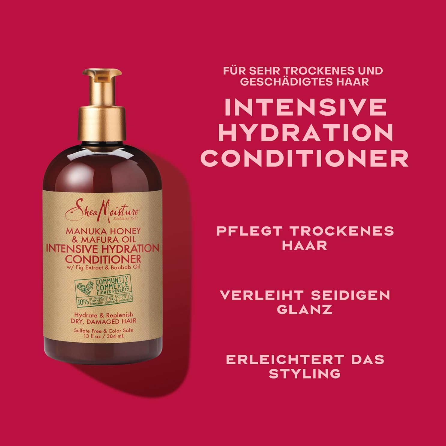 Detalle 2 de SheaMoisture Intensive Hydration Conditioner 384 ml