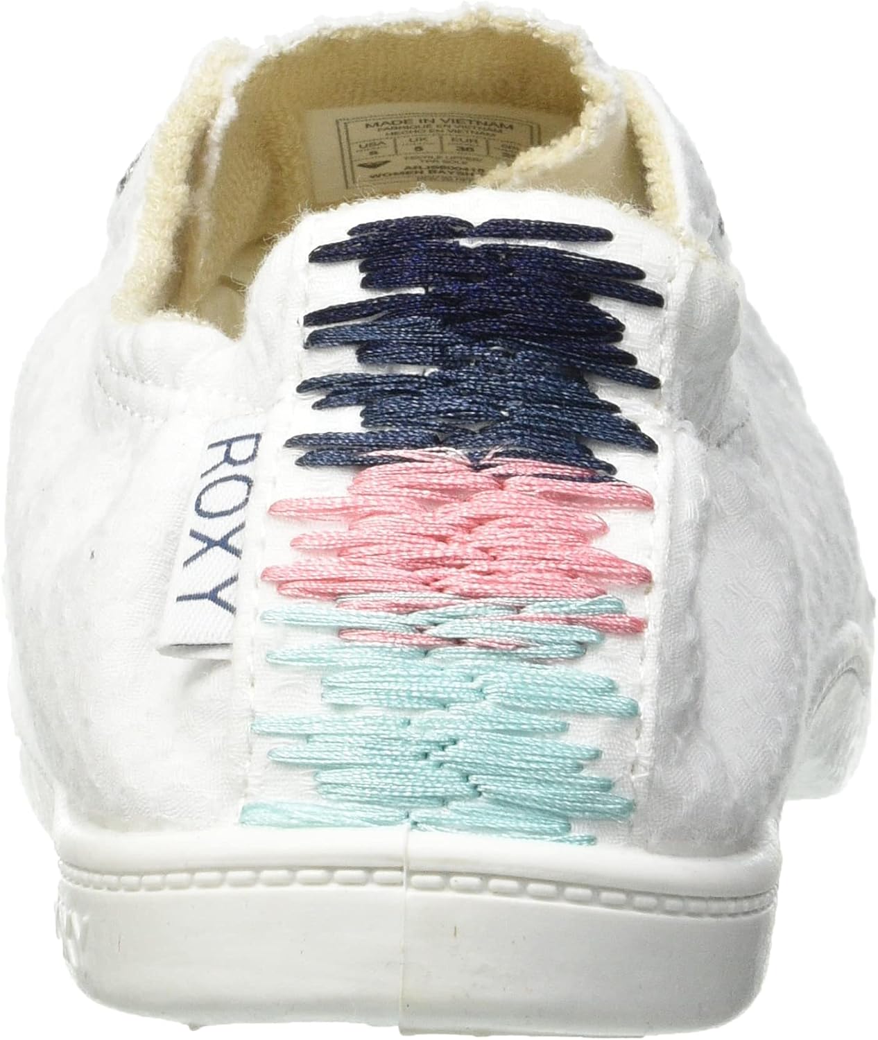 Detalle de Roxy Bayshore Shoes for Women BasketFemme – Confort et sobriété urbaine