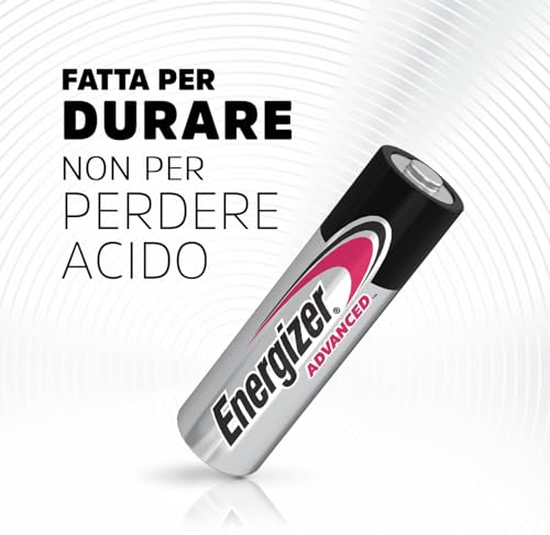 Detalle de Energizer Advanced, pile AAA alcaline da 1,5 V, confezione da 24