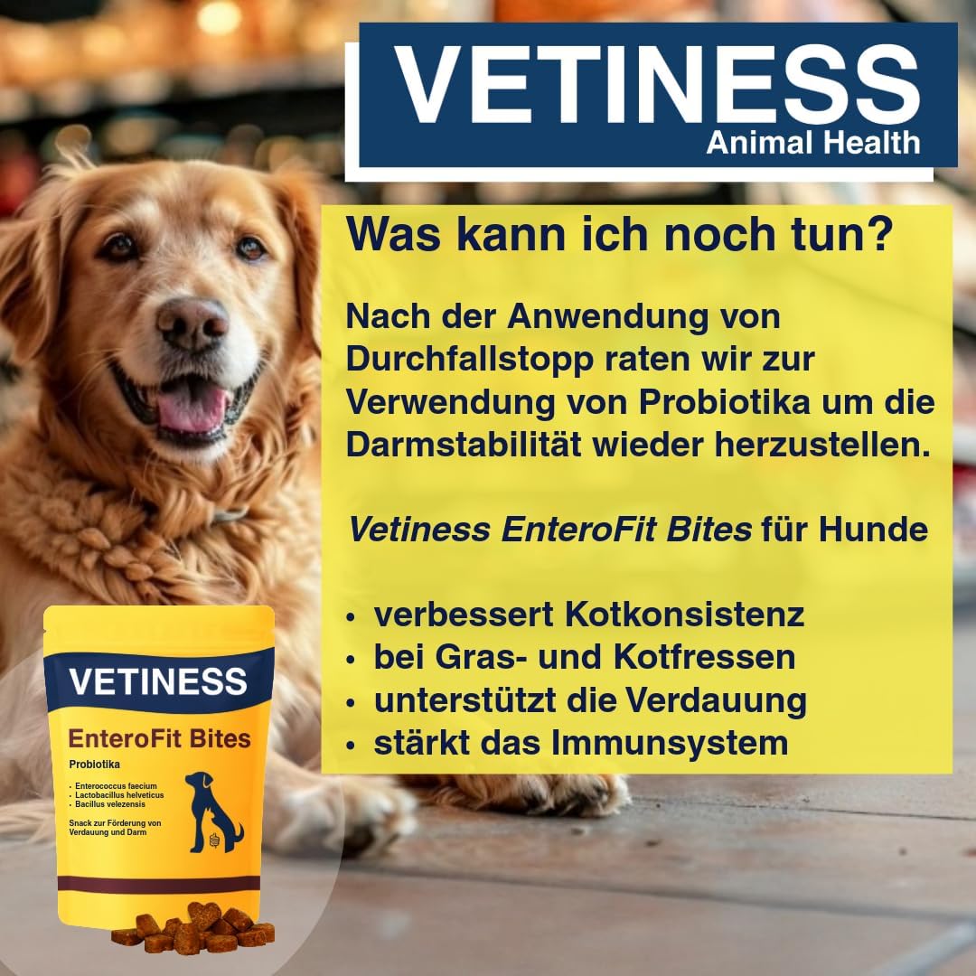 Thumbnail 6 de vetiness EnteroFit 60 ml Durchfallstopp Paste für Hunde
