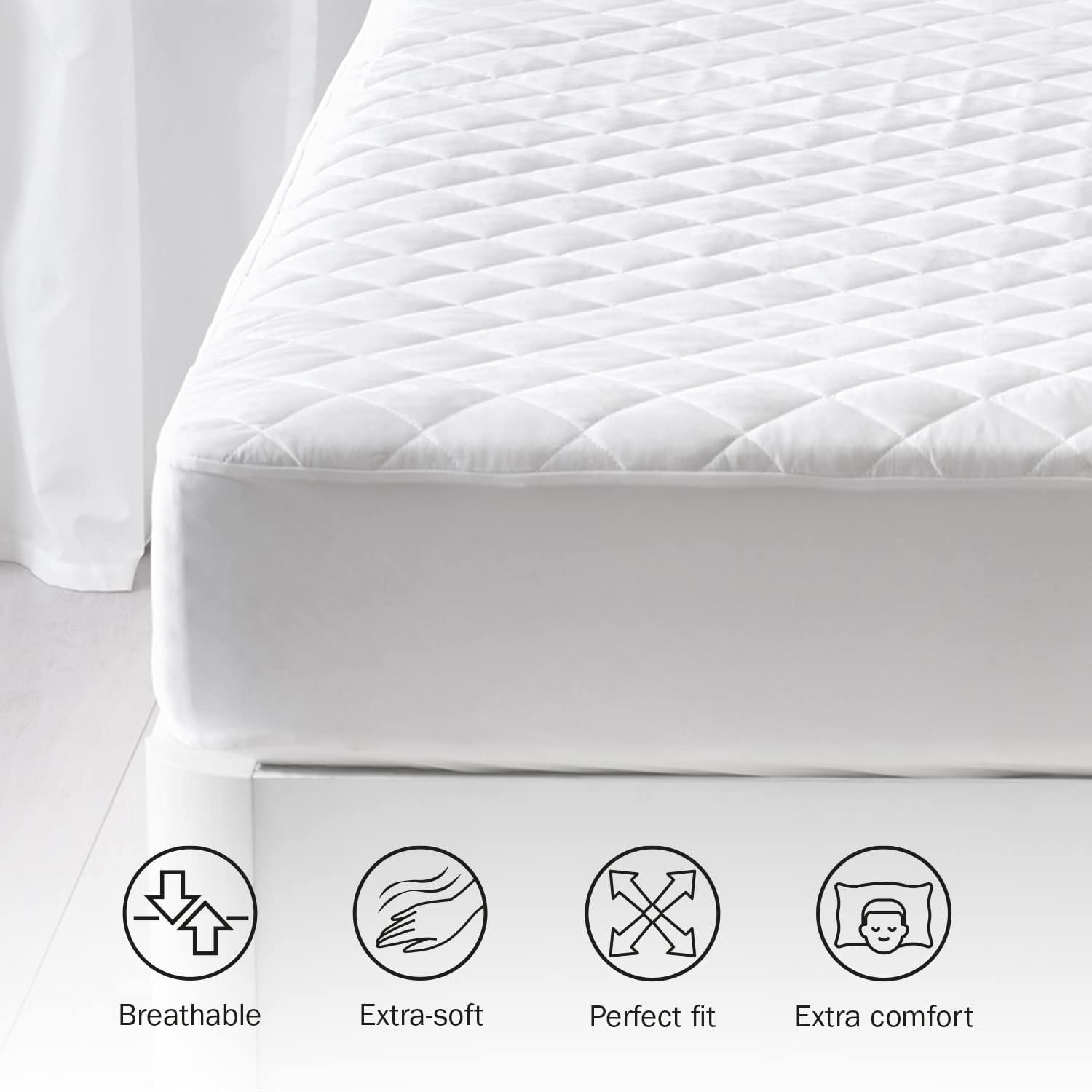 Thumbnail 5 de Pikolin Home Protector de Colchón Acolchado 🌙 105x190/200