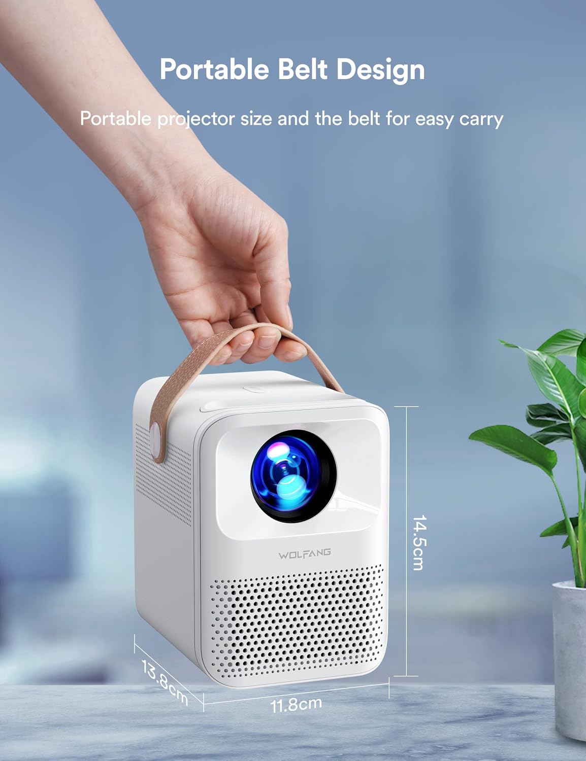 Thumbnail 4 de Wolfang WP01 Portable 4K Mini Projector