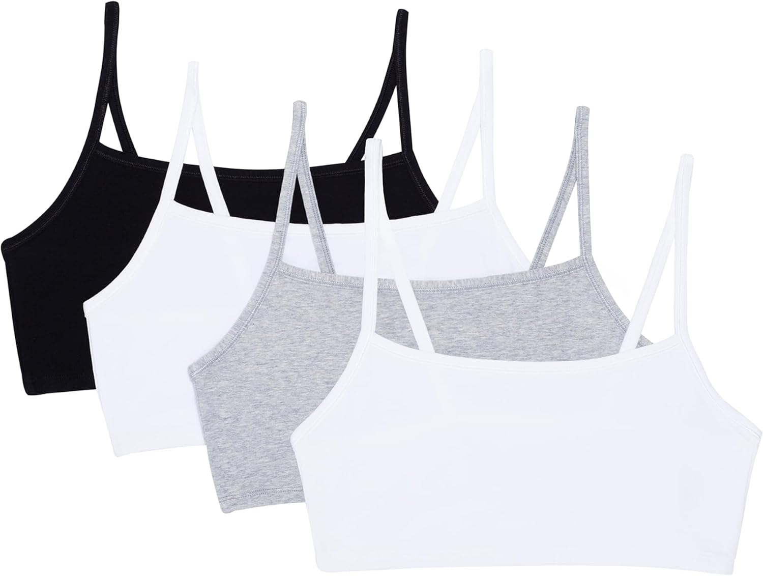 Thumbnail 6 de Fruit of the Loom Women's Spaghetti Strap Cotton Pullover Sports Bra Value Pack