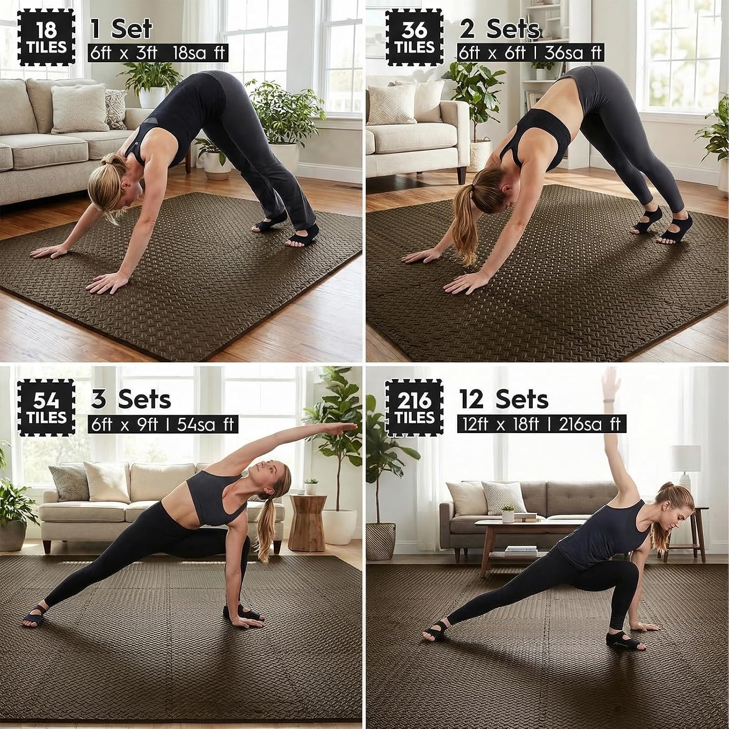 Thumbnail 2 de Haulcove 18pcs Puzzle Exercise Mat