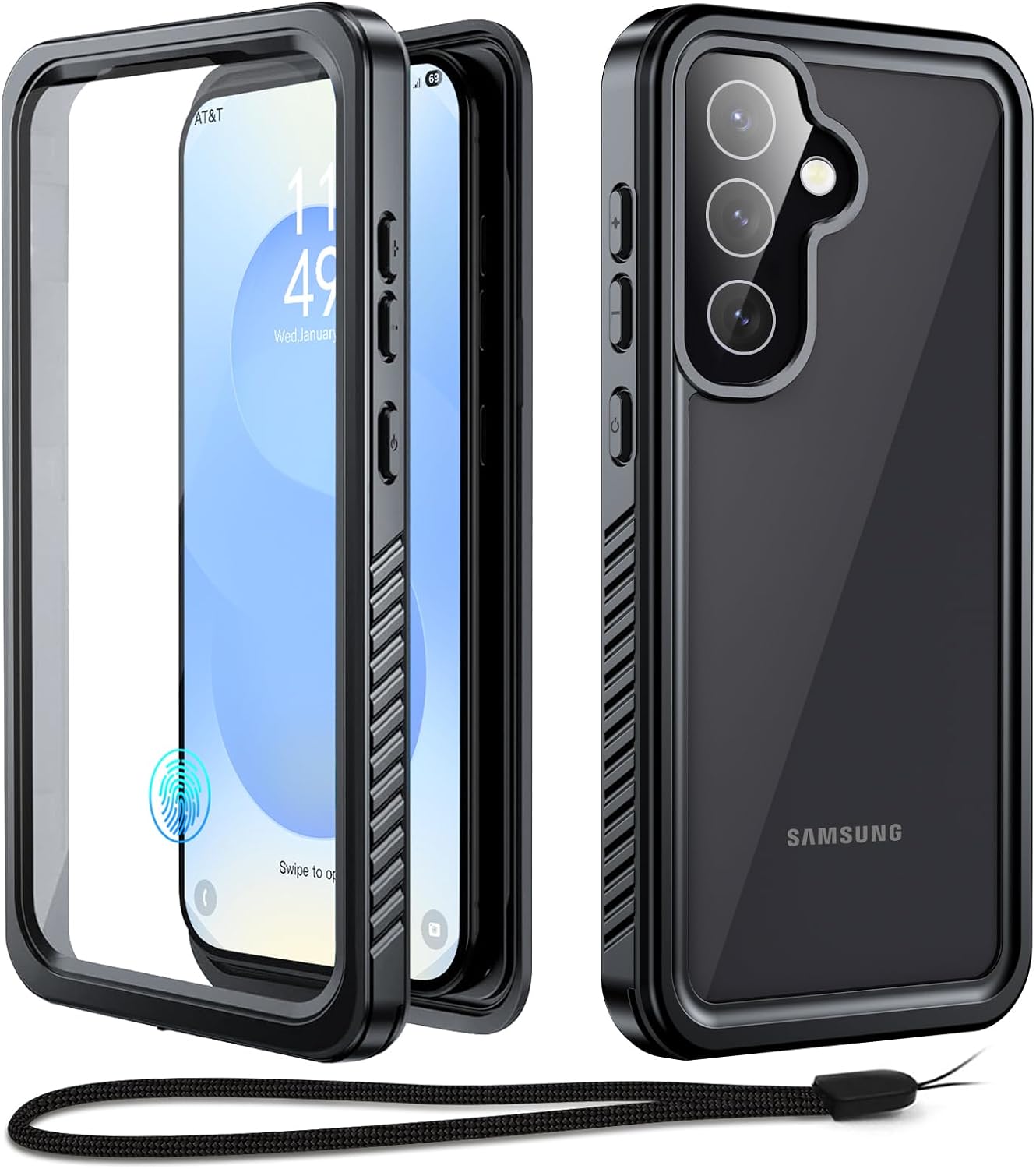 Detalle de Beeasy Samsung S25 waterproof 360° case 6.2"