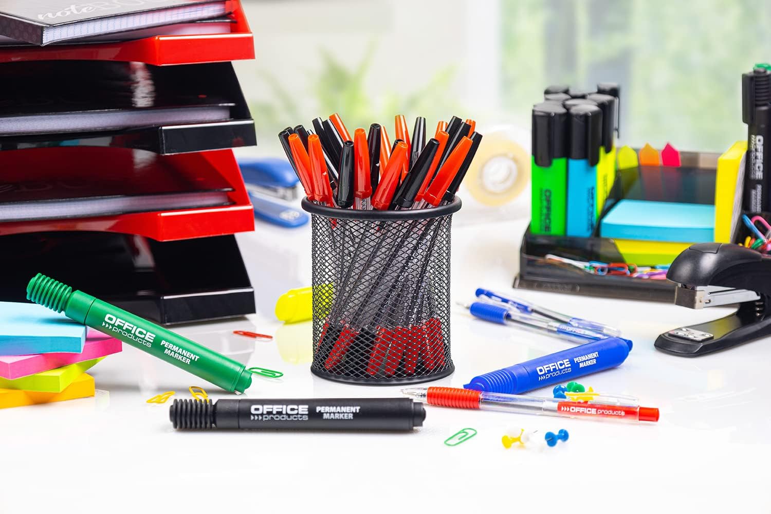 Thumbnail 5 de Office Products Lot de 10 surligneurs 1-5 mm 📎