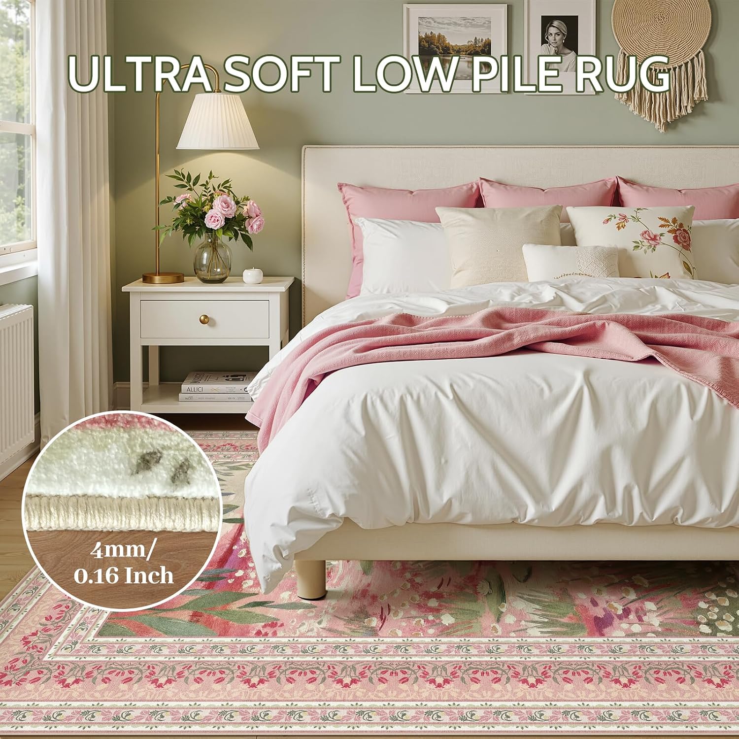 Detalle de Washable 6x9 area rug