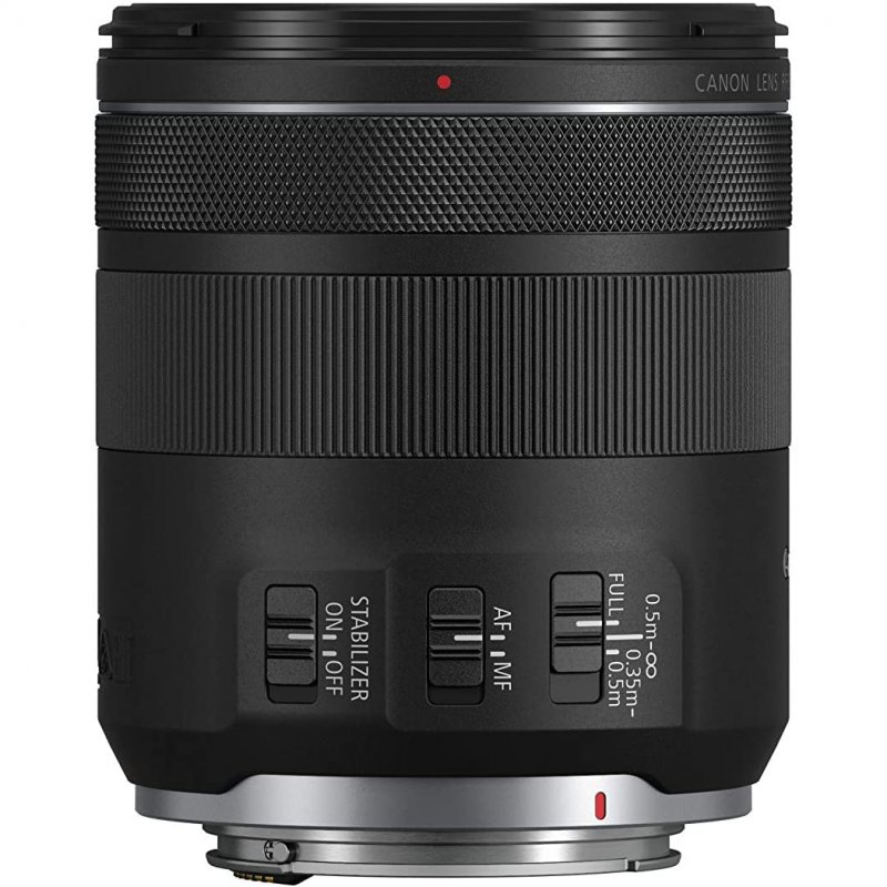Detalle de Canon RF 85mm F2 Macro IS STM – Lente de Retrato y Macro