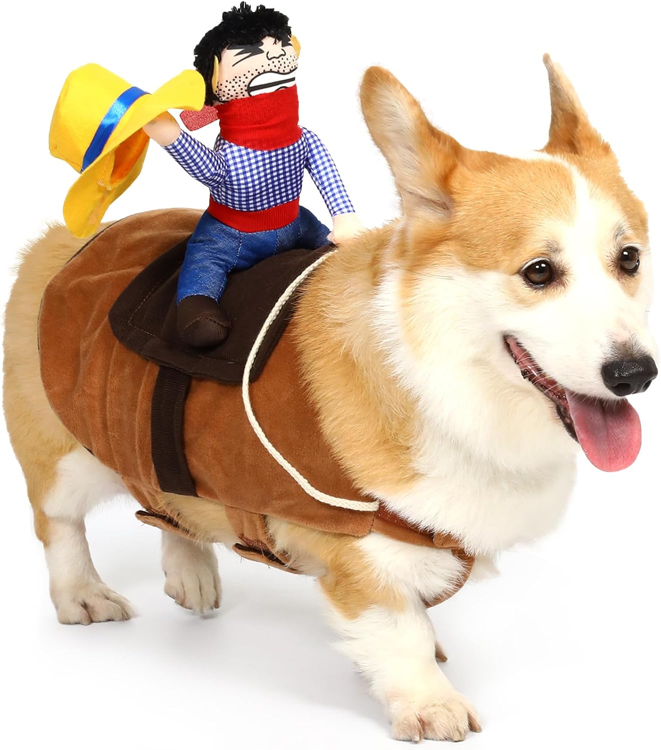Detalle de T2Y Cowboy Dog Costume, Adjustable Fit
