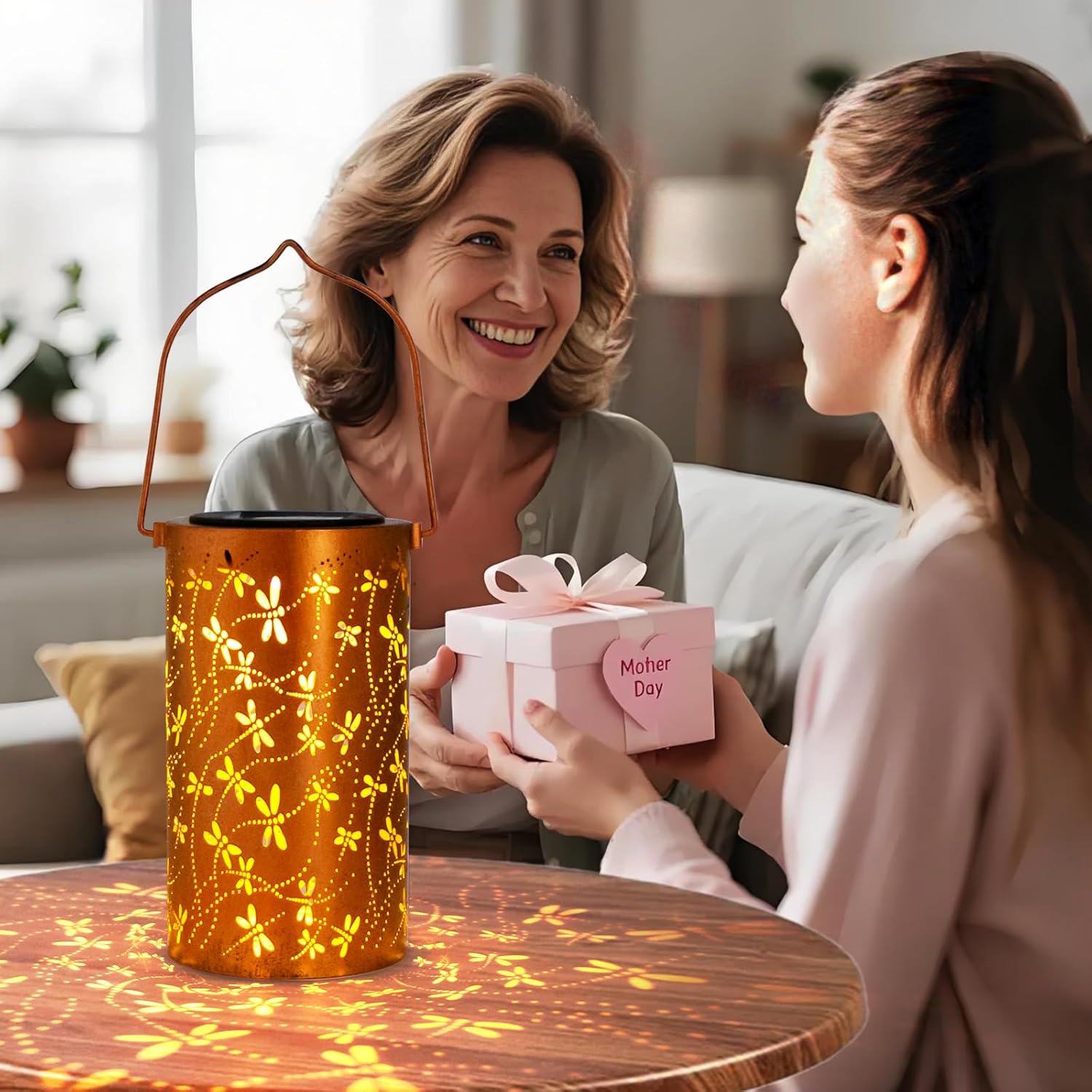 Thumbnail 1 de Mum Gifts Dragonfly Solar Lantern for Garden