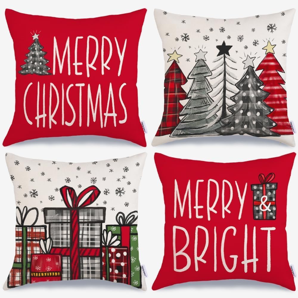 Thumbnail 6 de ALINK Christmas pillow covers 18 x 18 in