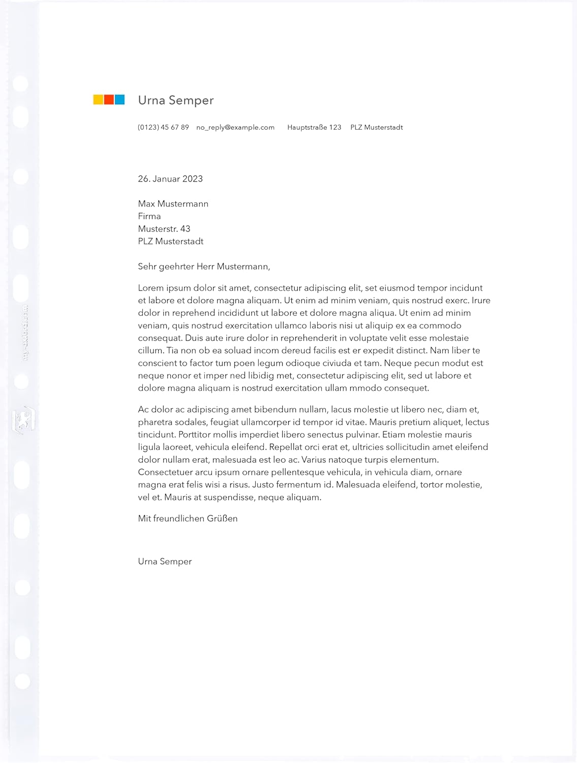 Thumbnail 2 de Prospekthüllen A4 glasklar 100 Stück 📁