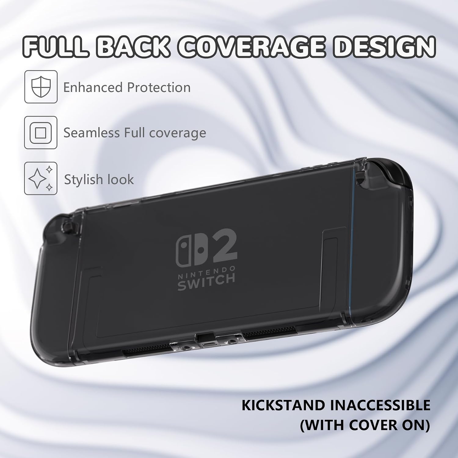 Thumbnail 4 de PlayVital Klarsicht Hülle für Switch 2