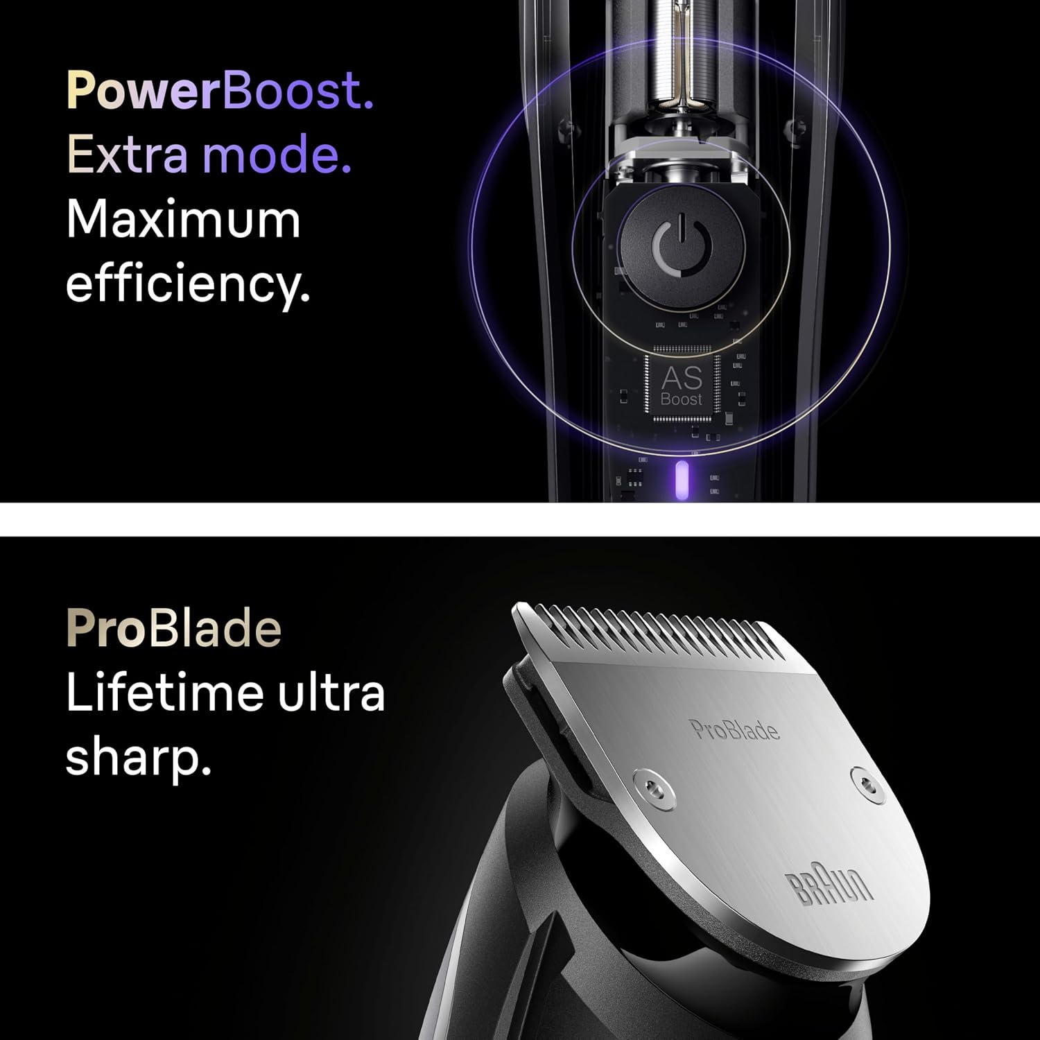 Thumbnail 2 de Braun BT9565 Beard Trimmer 180 Min