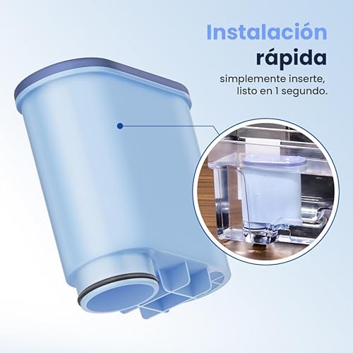 Thumbnail 2 de Mutital filtros de agua para cafetera compatibles con Philips AquaClean (CA6903) – 4 unidades