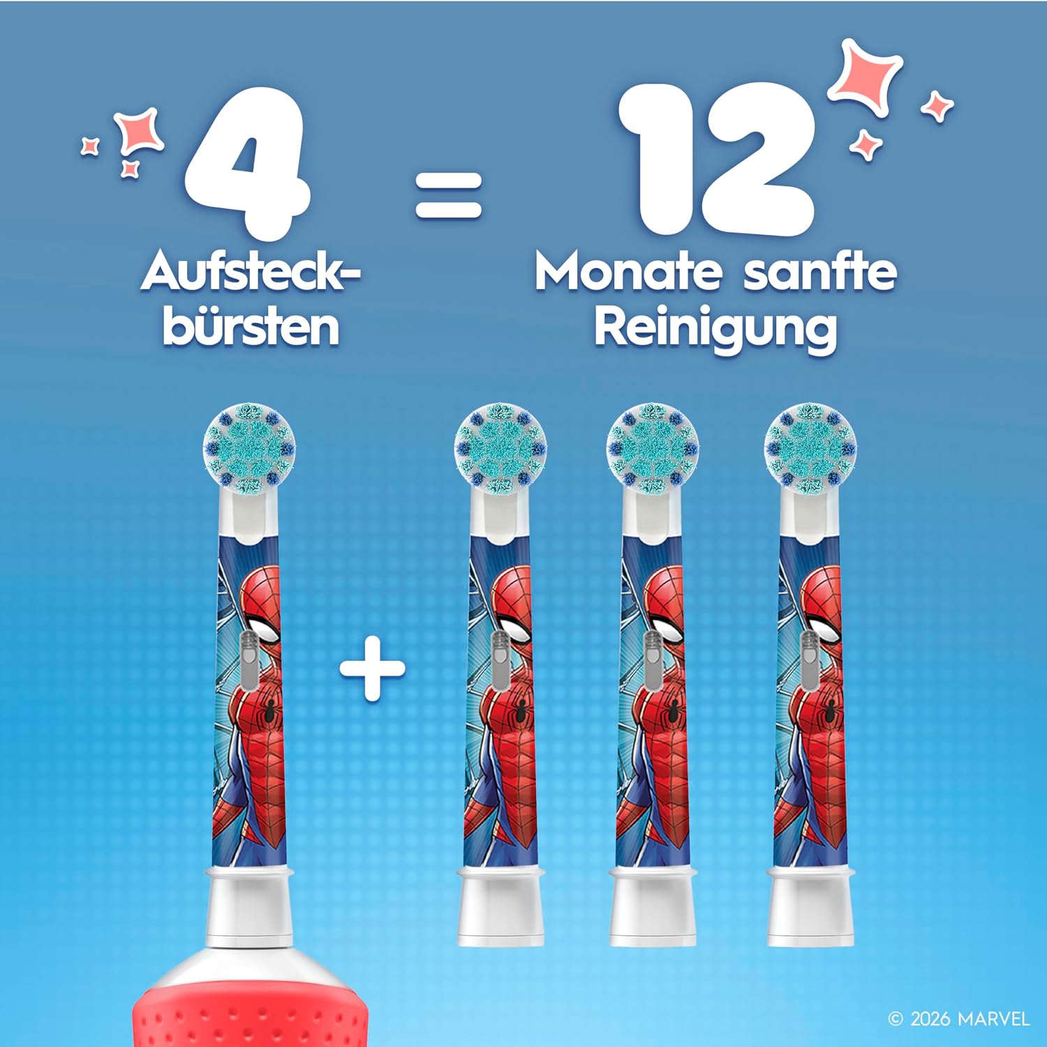 Thumbnail 6 de Oral-B Pro Kids Spiderman Aufsteckbürsten 8 Stück