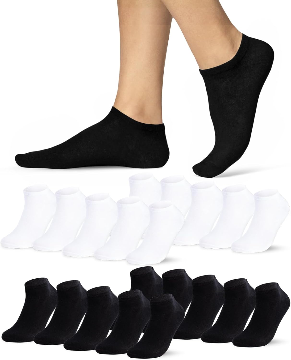 Thumbnail 6 de Sneaker Socken 10 Paar Kurze Baumwolle