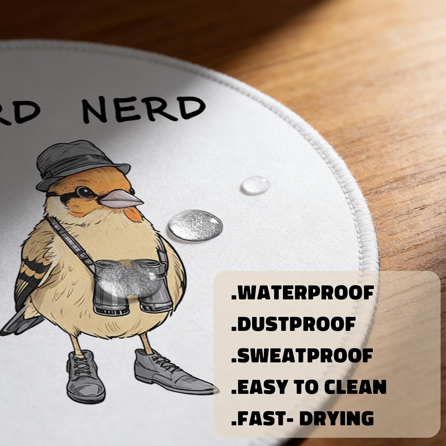 Thumbnail 3 de FRZSDVHNM Bird Mouse Pad, 8.6 x 8.6 in