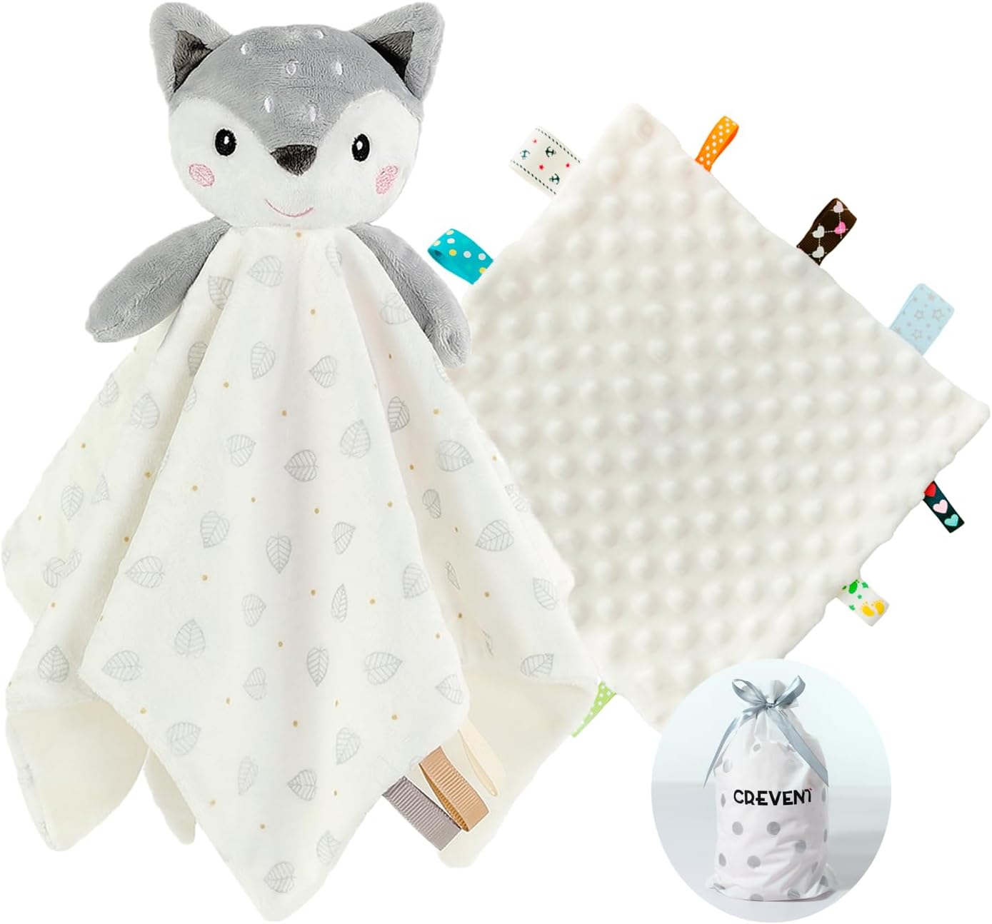 Thumbnail 5 de CREVENT Cozy Plush Baby Security Blanket 34cm
