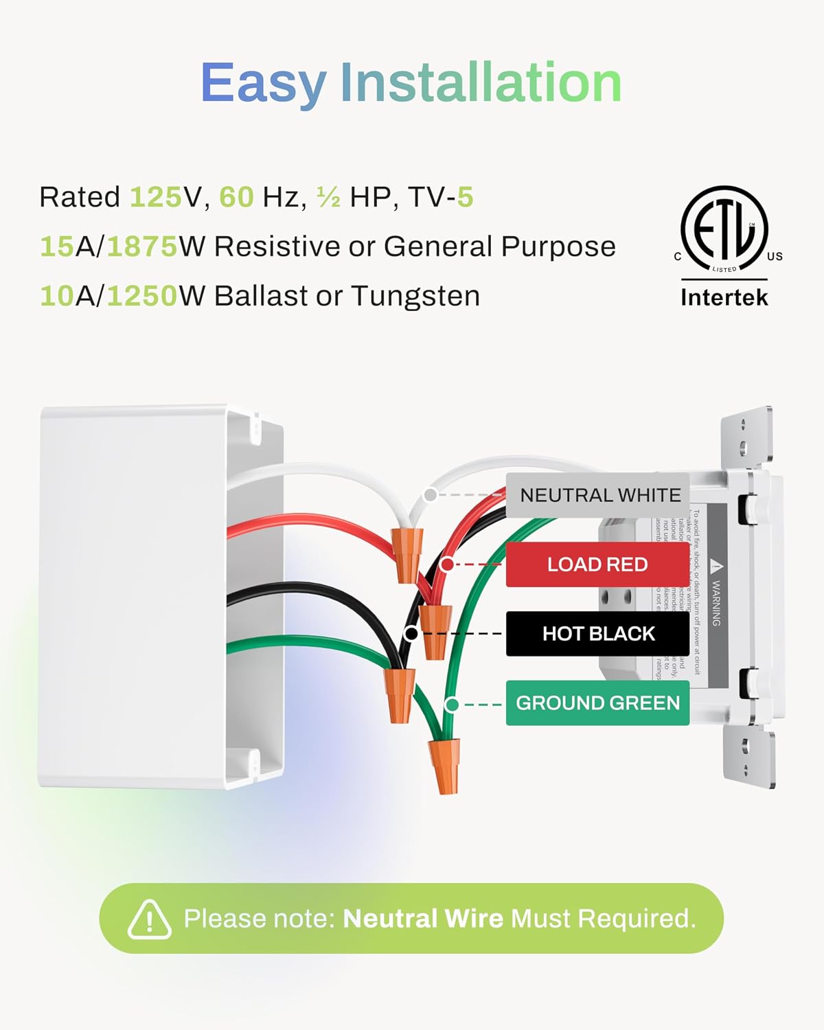 Thumbnail 6 de BN-LINK Bathroom Fan Timer Switch 15A