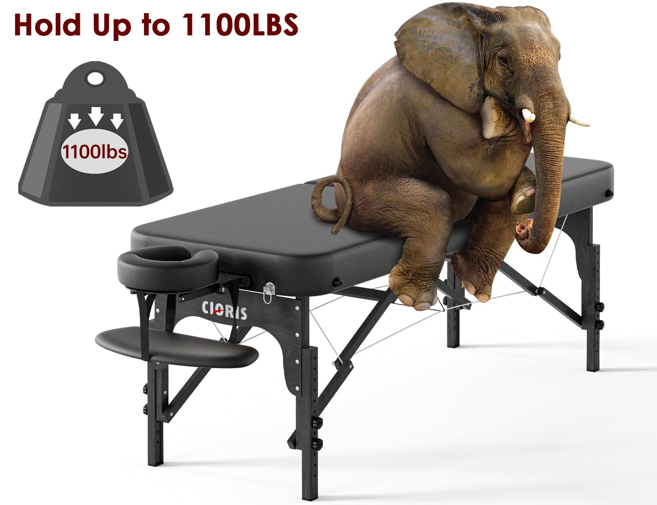 Thumbnail 3 de CLORIS 84-inch massage table, 1100 lbs