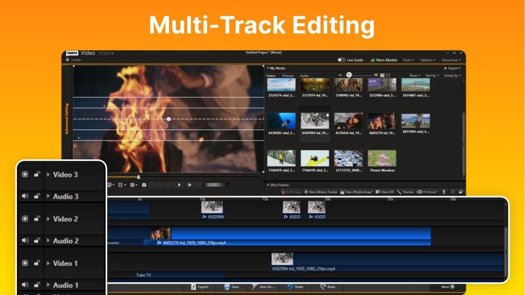 Detalle 2 de Nero Video Maker: Lifetime Windows Video Editing on 1 PC