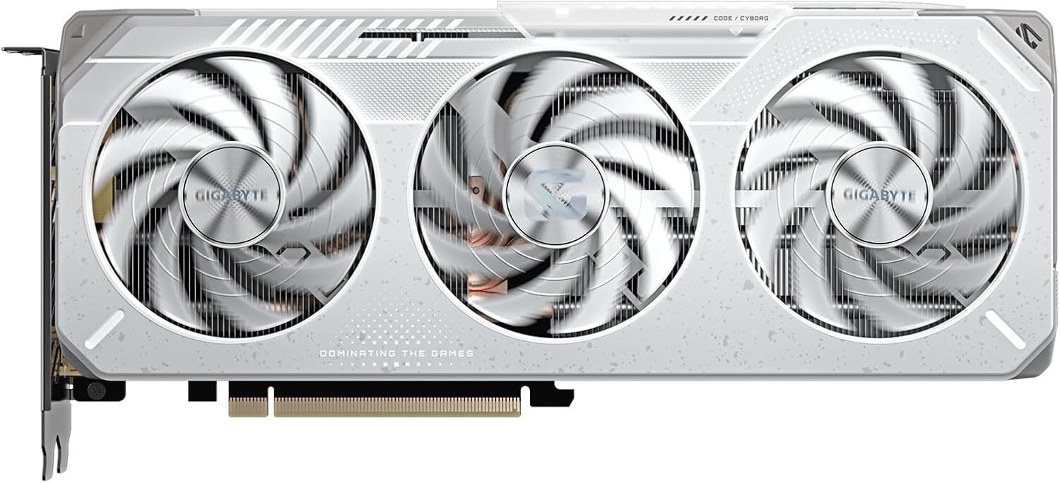 Detalle de Gigabyte Gaming Grafikkarte Radeon RX 9060 XT OC Ice 16G – GV-R906XGAMINGOCICE-16GD