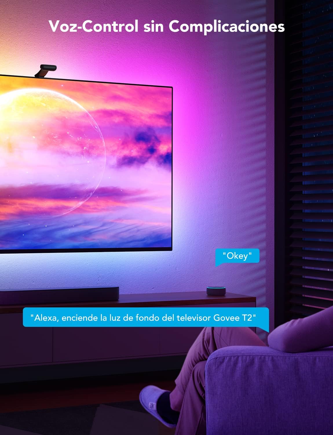 Thumbnail 7 de Govee T2 Backlights RGBIC para TV 75-85”