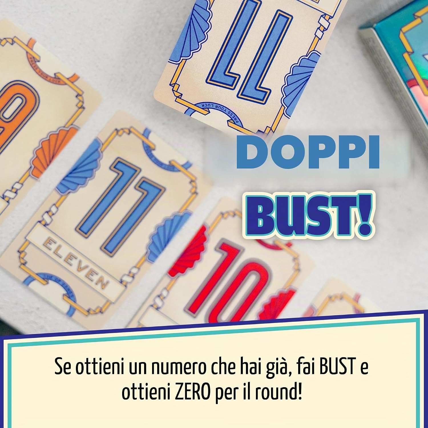 Detalle de Flip 7™ Gioco di Carte | Compatto e Divertente per Famiglie