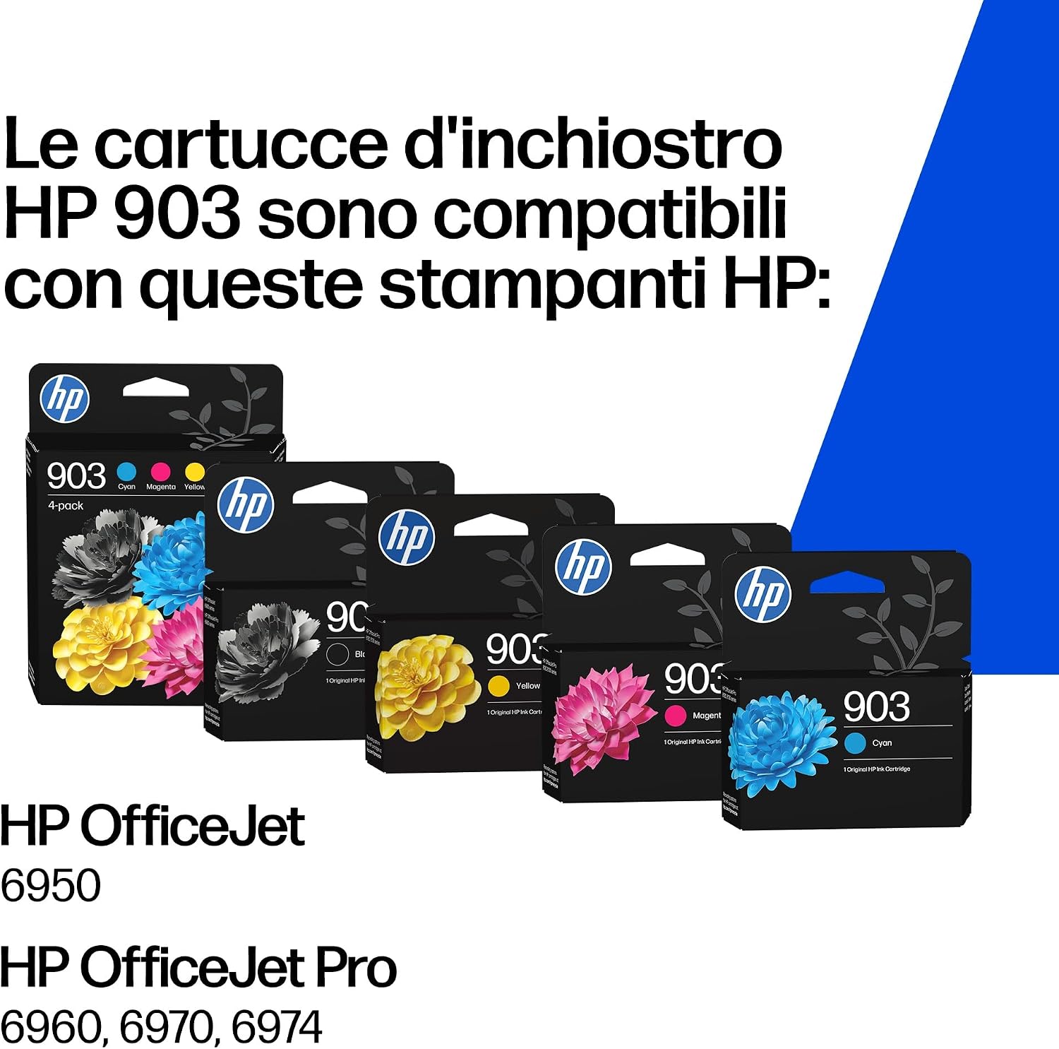 Thumbnail 1 de HP 903 4-Pack CMYK Originali: cartucce d'inchiostro per stampe professionali