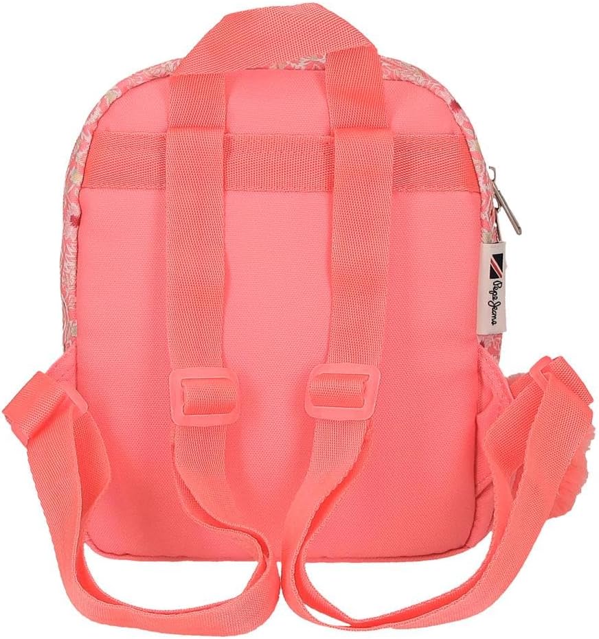 Thumbnail 2 de Pepe Jeans Nahid Zaino Casual Rosa: zaino in poliestere 19x23x8 cm con tasche organize e pompon