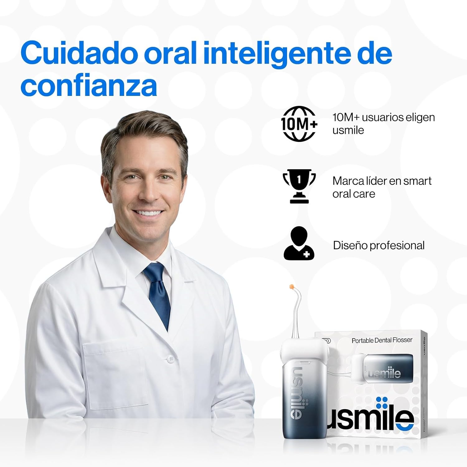 Thumbnail 2 de USmile Idropulsore orale portatile C10: 4 modalità e batteria fino a 95 giorni