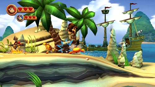 Detalle de Donkey Kong Country Returns HD – Switch: aventura 2D de plataformas para DK y Diddy