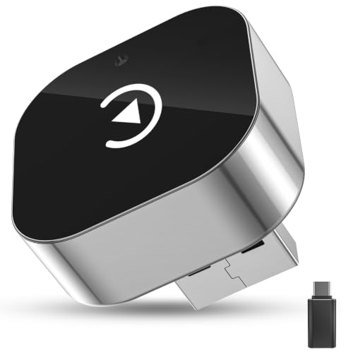 BSTOEM Adaptador inalámbrico 2 en 1 para CarPlay/Android Auto (Tipo-C/USB-A)