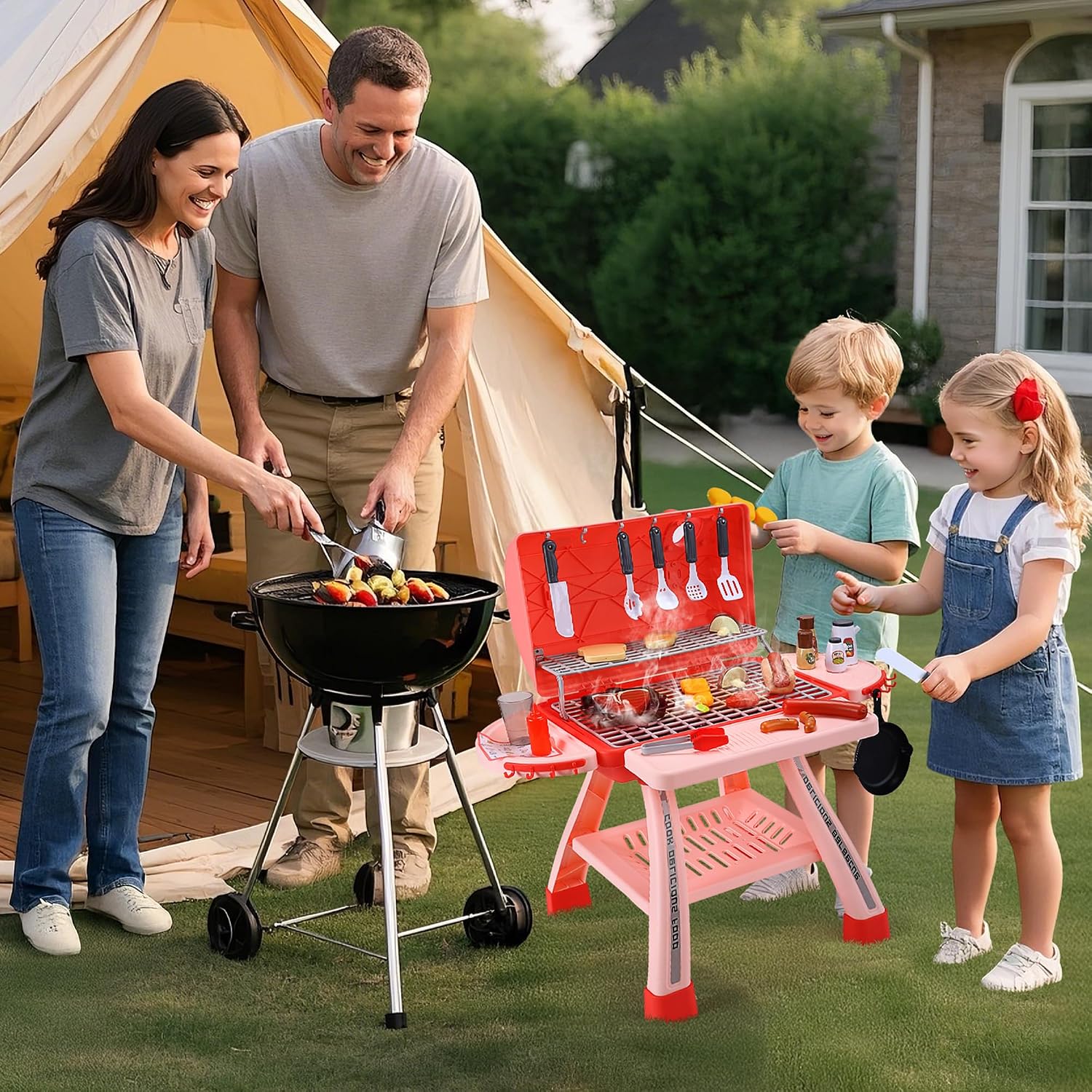 Thumbnail 4 de CUTE STONE Kinder BBQ Grill Spielzeug