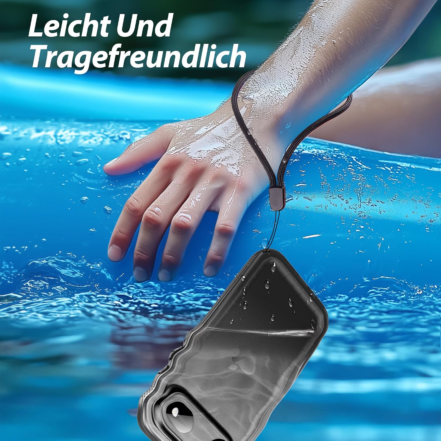 Detalle de SPORTLINK Hülle für iPhone Air 6,5" – 360° Schutz, IP68, MIL-STD-810H, 60 g