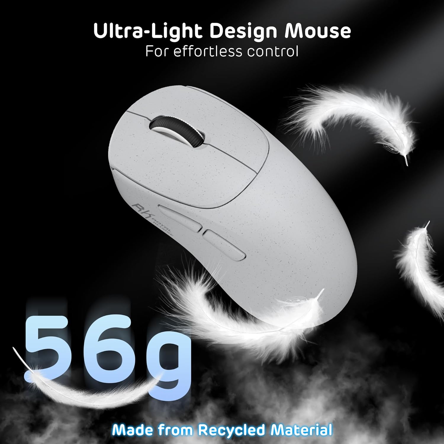 Thumbnail 6 de RK ROYAL KLUDGE MG5 mouse da gioco wireless 8K con sensore PAW3950, 2,4G/BT/USB-C e 42.000 DPI
