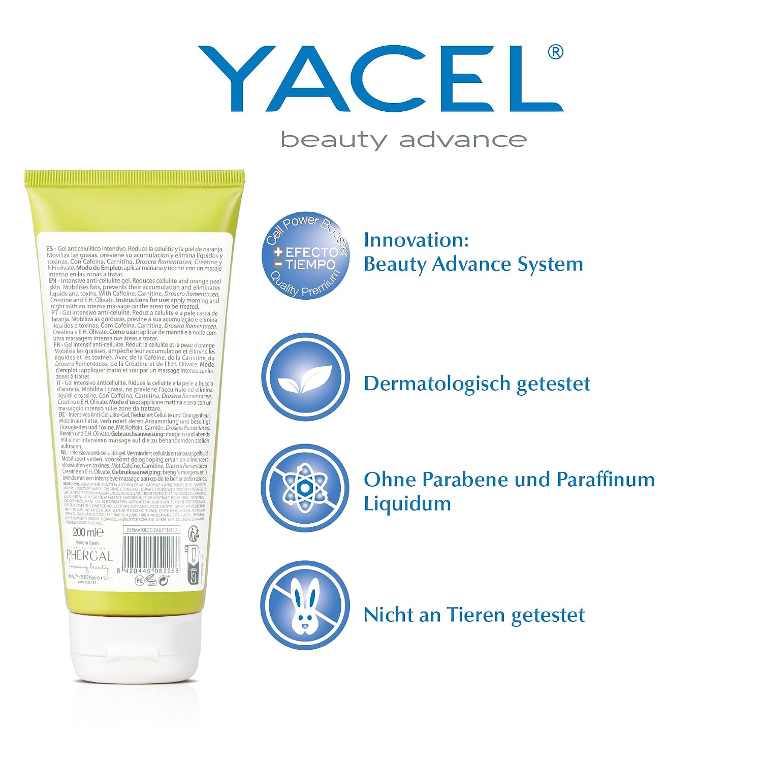 Thumbnail 5 de Yacel Cellublock Anti-Cellulite-Creme 200 ml
