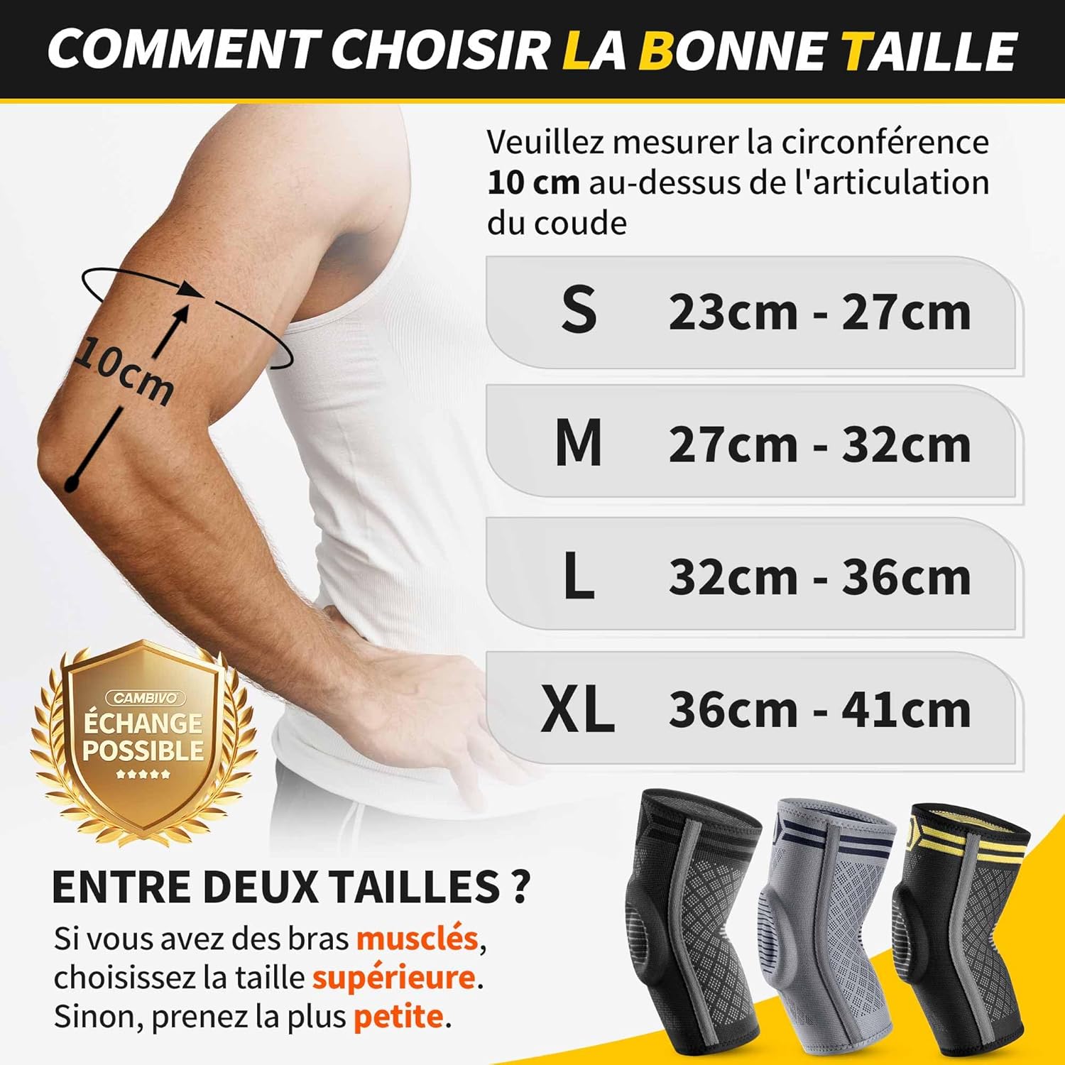 Detalle 2 de Cambivo 2x coudière tendinite avec rembourrage ⚙
