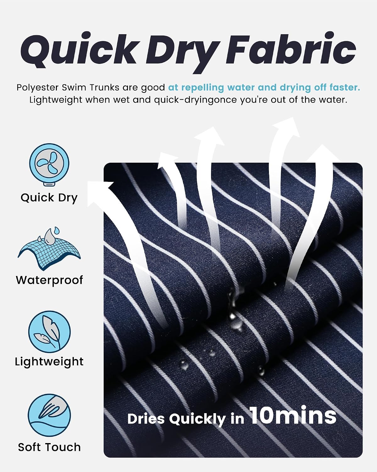 Thumbnail 3 de MaaMgic Men's Quick Dry Swimming Trunks
