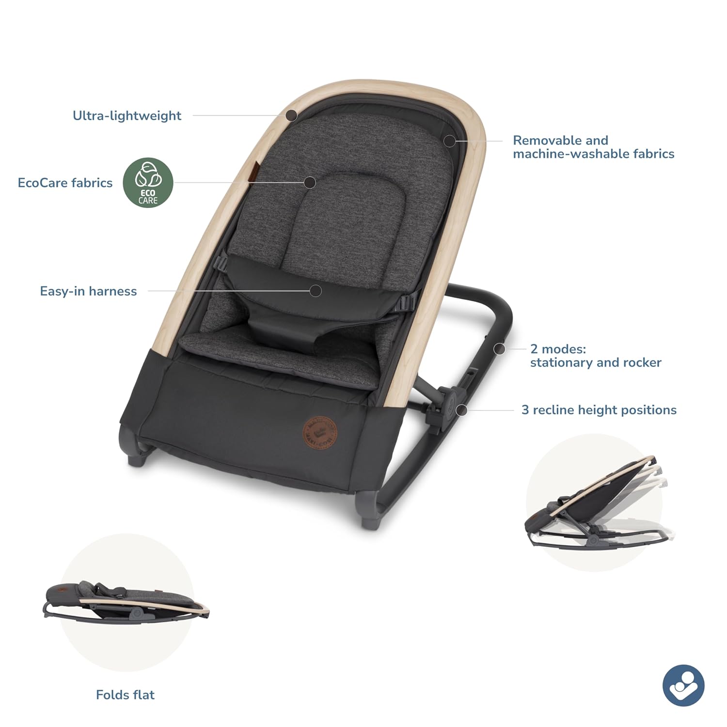 Detalle de Maxi-Cosi Baby Seat and Rocker, 20 lb Limit