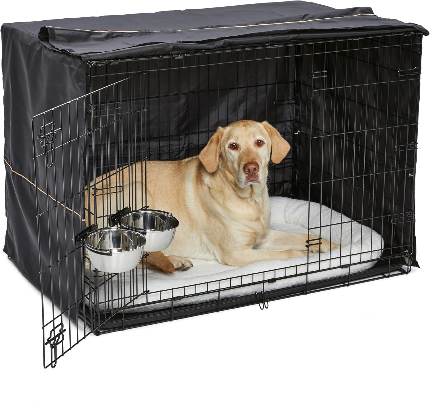 MidWest Homes for Pets Kit di base iCrate a doppia porta 106 cm per cani di taglia grande