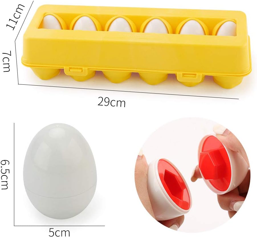 Thumbnail 2 de Passende Eier 12er Set Montessori Lernspielzeug