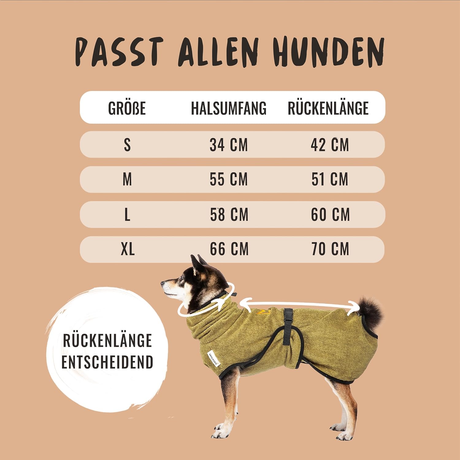 Thumbnail 4 de Rudelkönig Hundebademantel XL aus 100 % Baumwolle