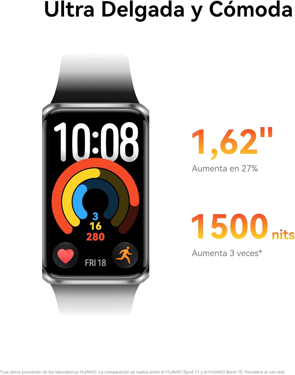 Detalle de HUAWEI Band 11 Smartwatch 1,62" AMOLED