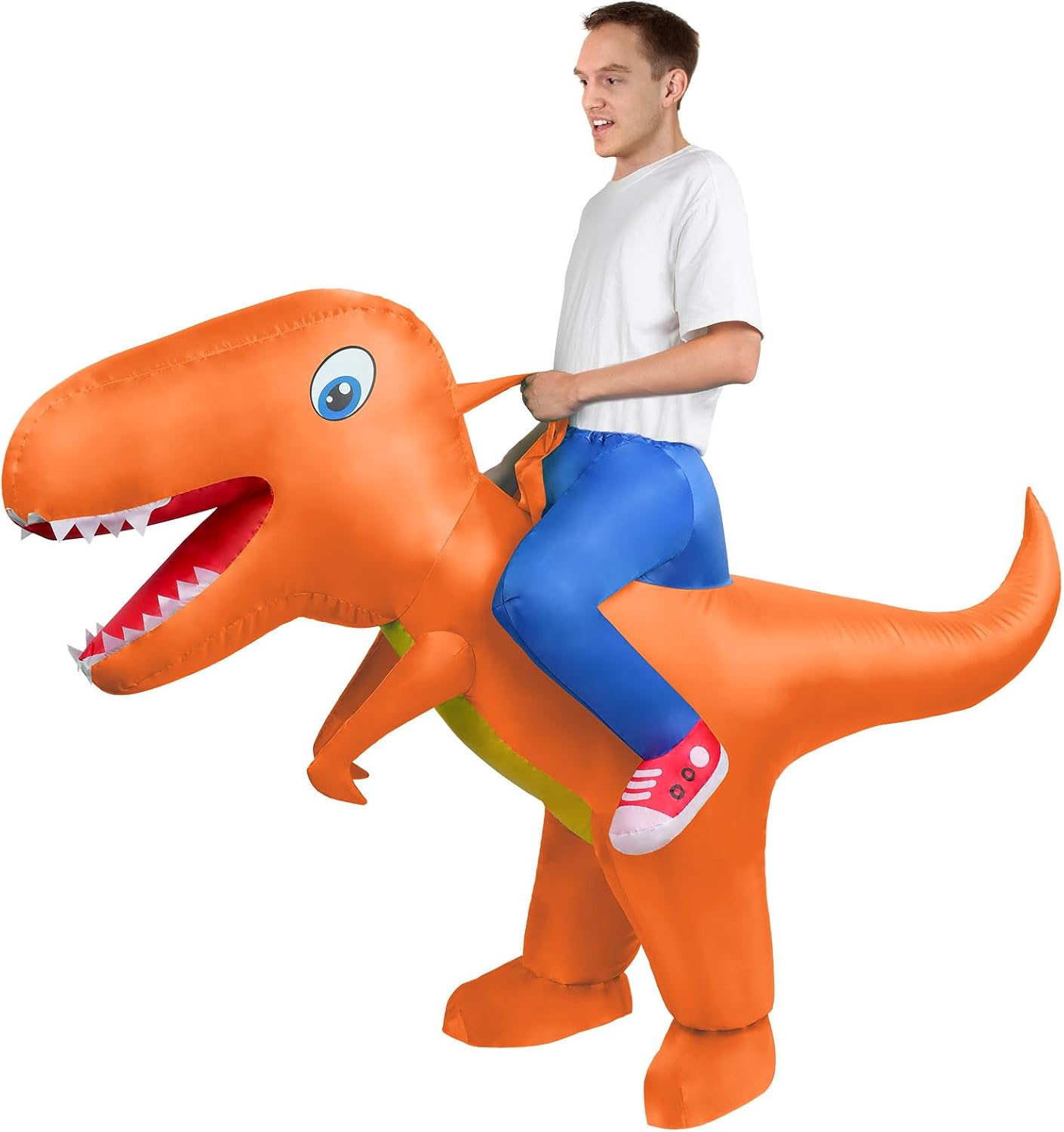 Thumbnail 4 de AOOWU Costume gonfiabile dinosauro per festa đźŽ